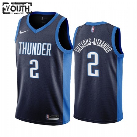 Maglia NBA Oklahoma City Thunder Shai Gilgeous-Alexander 2 2020-21 Earned Edition Swingman - Bambino